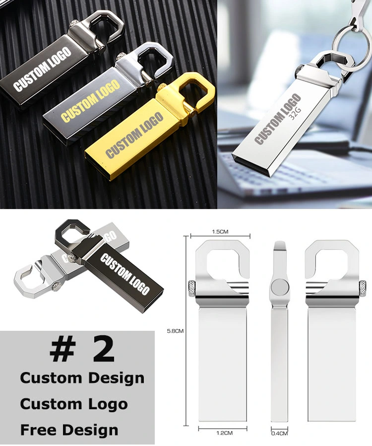 1GB 2GB 4GB 8GB 16GB 32GB 64GB 128GB 256GB 1tb 2tb USB Stick Custom Pendrive USB Flash Drive 2.0 3.0 with Logo Customization