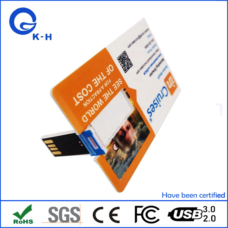 Popular Business Card Flash Memory USB 2.0 3.0 for Wedding Gift 16GB