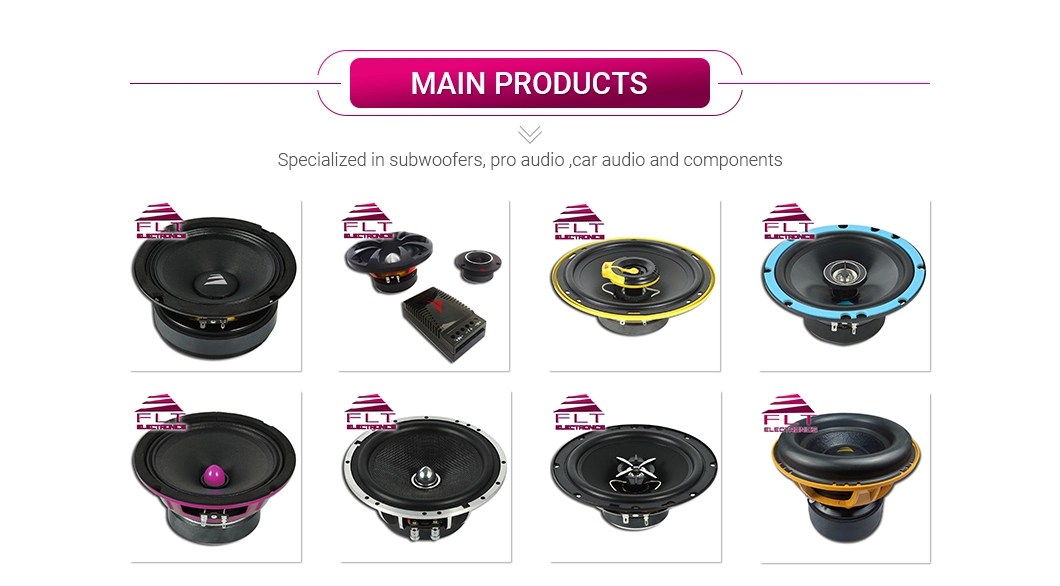 Professional Audio Maufactuer 6.5 Inch Car Speaker Midrange with Colorful Basket